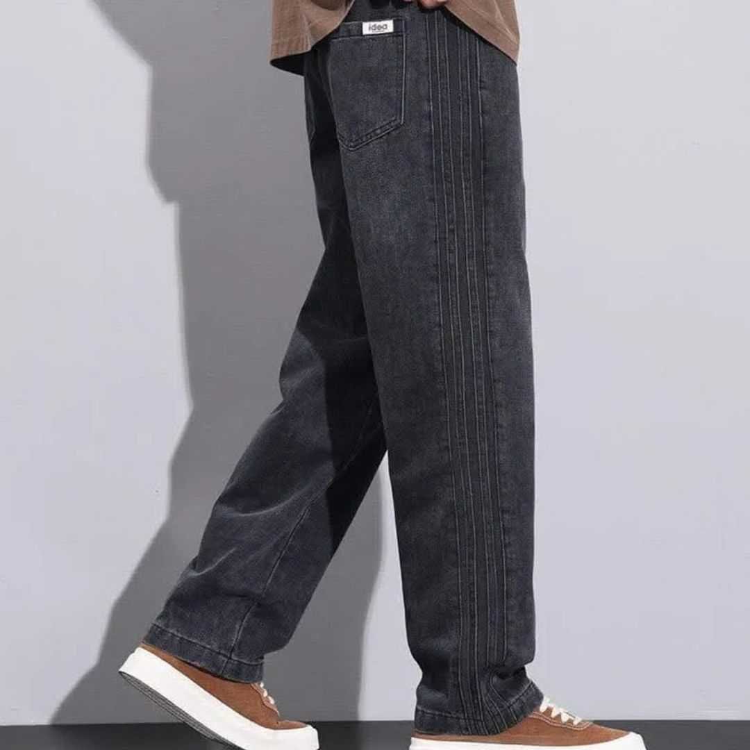 DARK WASH BAGGY PANT