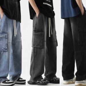 3 Piece Combo ( Black, Light Blue & Dark Wash )