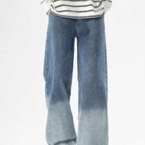 BLUE WASH SEMI BAGGY PANT