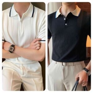 2 Piece Combo ( White & Navy )