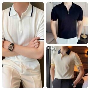 3 Piece Combo ( White, Navy & White) )