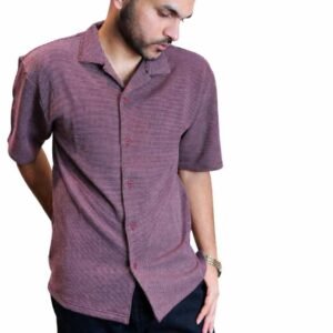 𝐂𝐮𝐛𝐚𝐧 𝐂𝐨𝐥𝐥𝐚𝐫 𝐒𝐡𝐢𝐫𝐭 ( Marron )