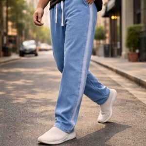 LIGHT BULE BAGGY PANT